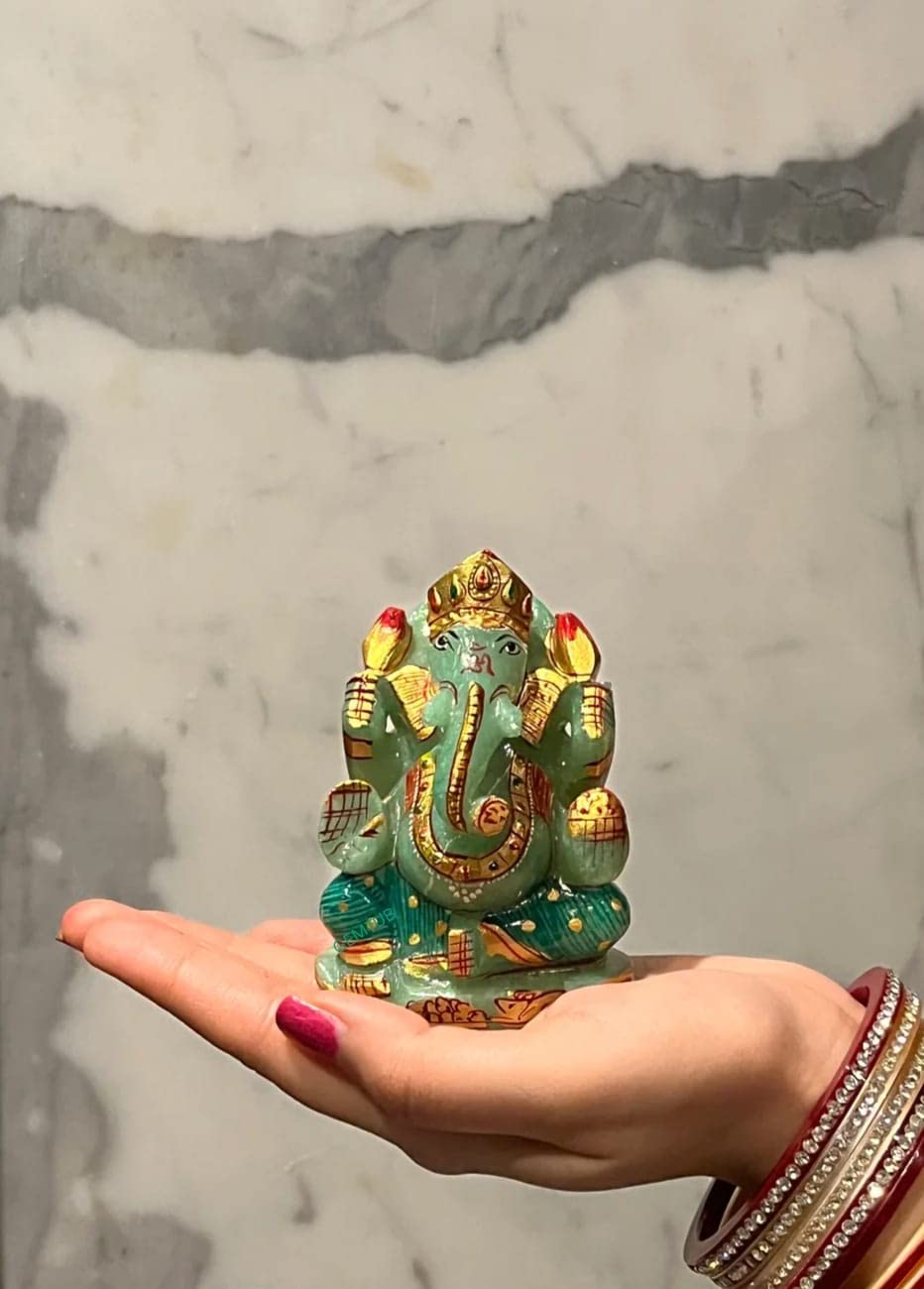 Green Aventurine Ganesha