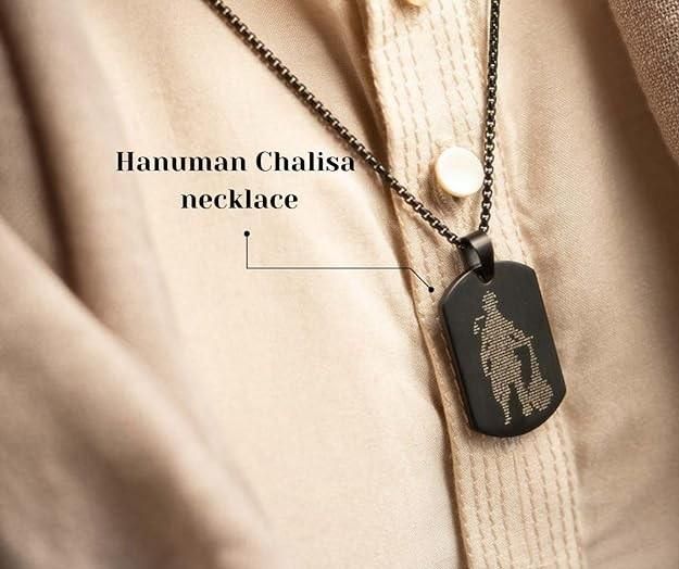 Hanuman Chalisa Pendant with Chain