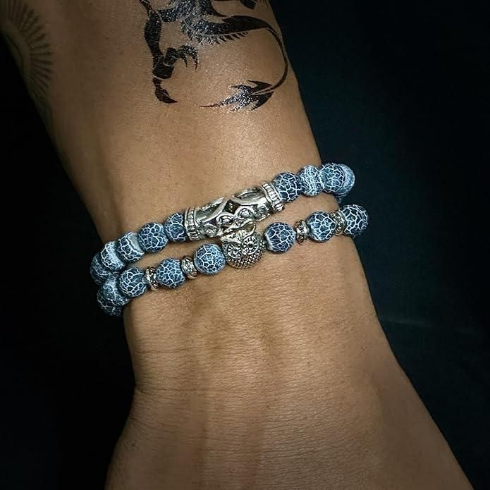 Natural Stone - Owl Bracelet